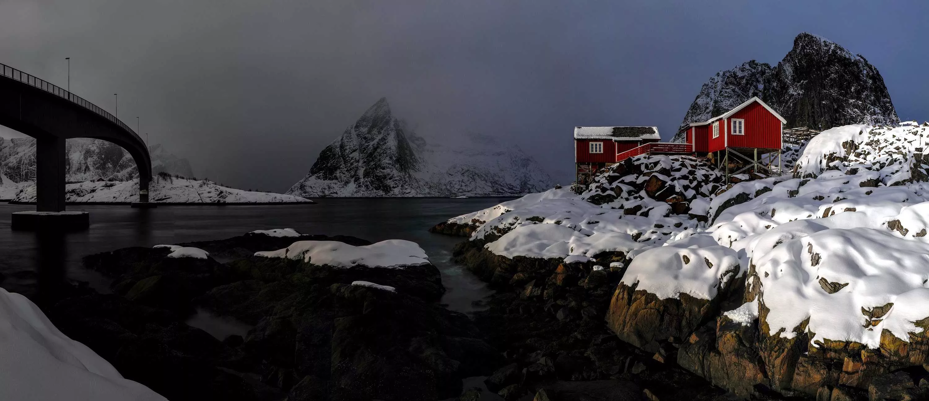 Lofoten islands. Before the storm